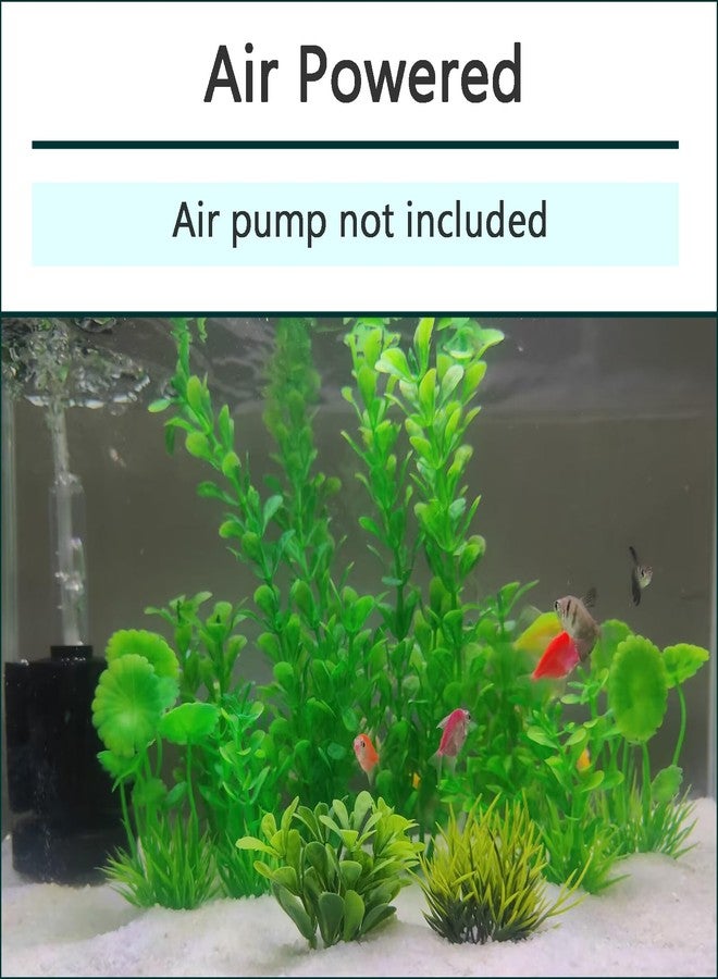 AQUANEAT Aquarium Air Powered Sponge Filter, Fish Tank Bio Bubble Filter with Airline Tubing, Valves, Suction Cup(up to 10Gal) - Image 5